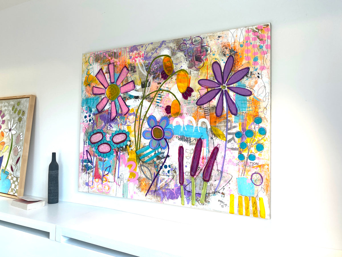 Le Jardin d'à Côté - 116 x 89 cm