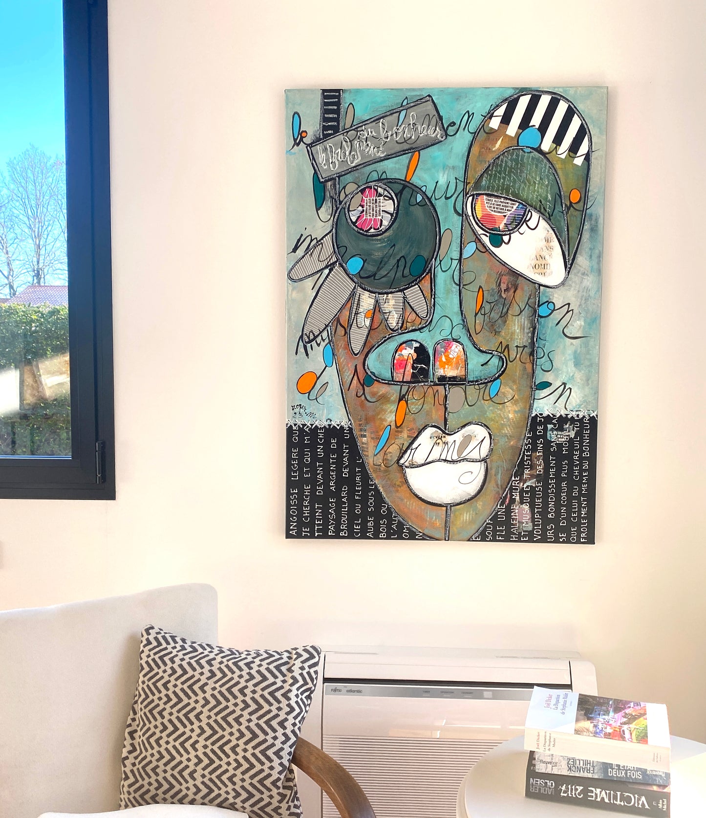 Le Frôlement du Bonheur - 116 x 81 cm