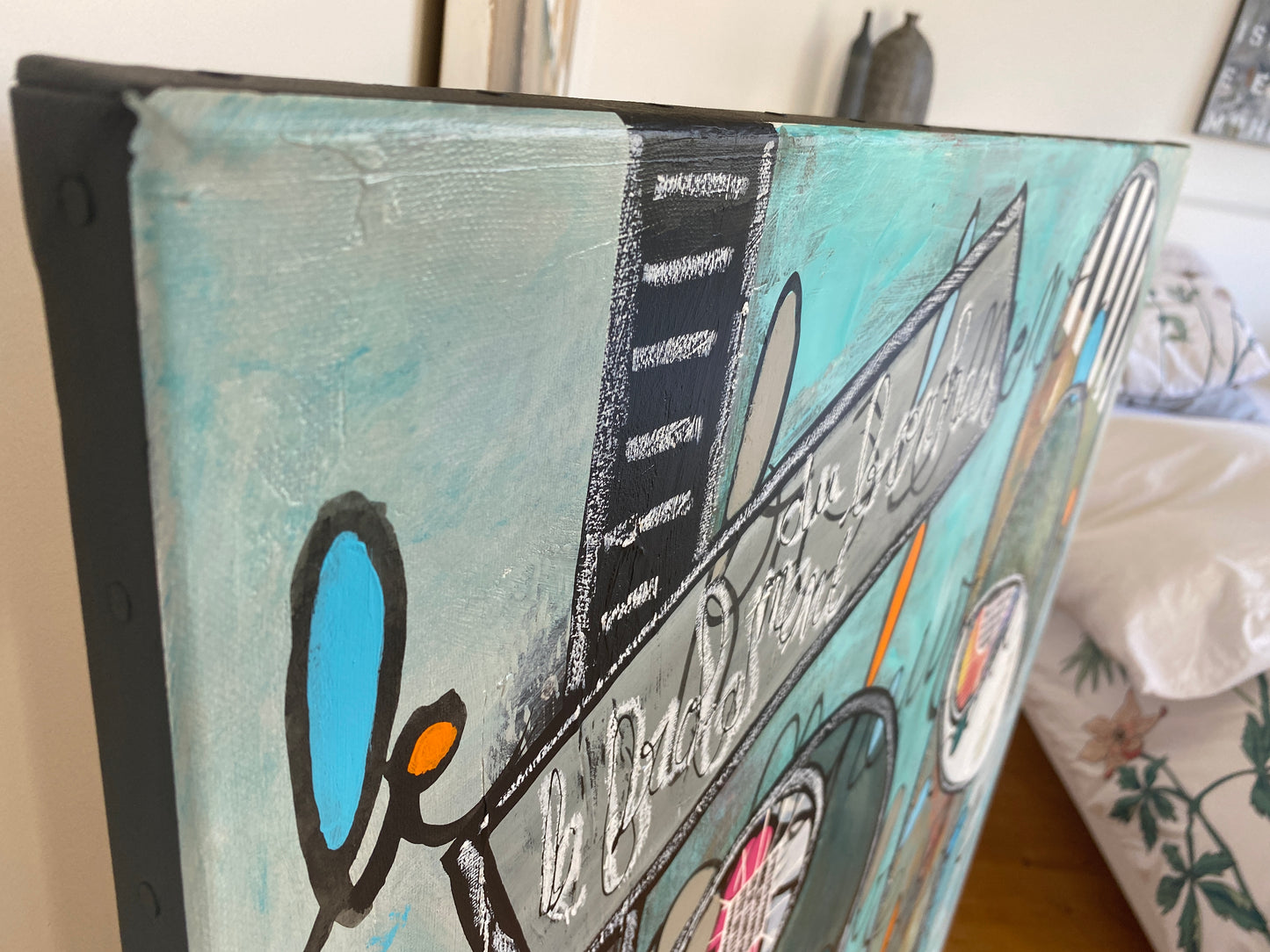 Le Frôlement du Bonheur - 116 x 81 cm