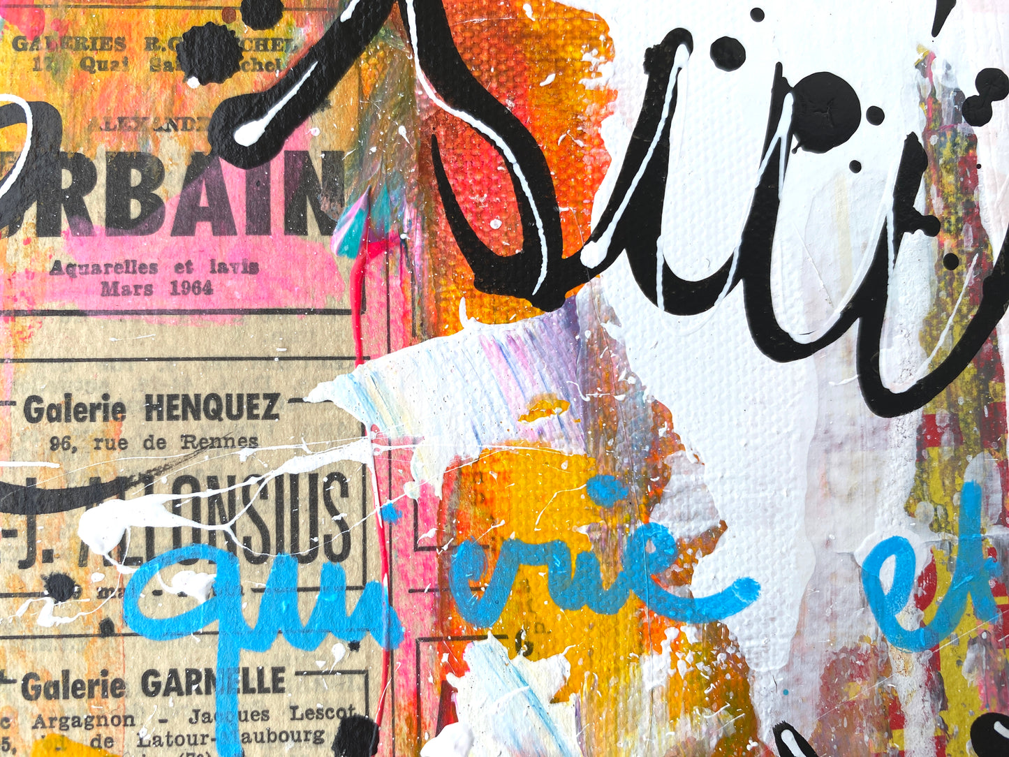 Le Poète qui chante - 30 x 30 cm