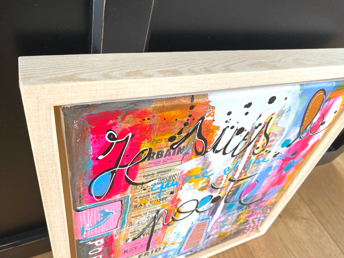 Le Poète qui chante - 30 x 30 cm