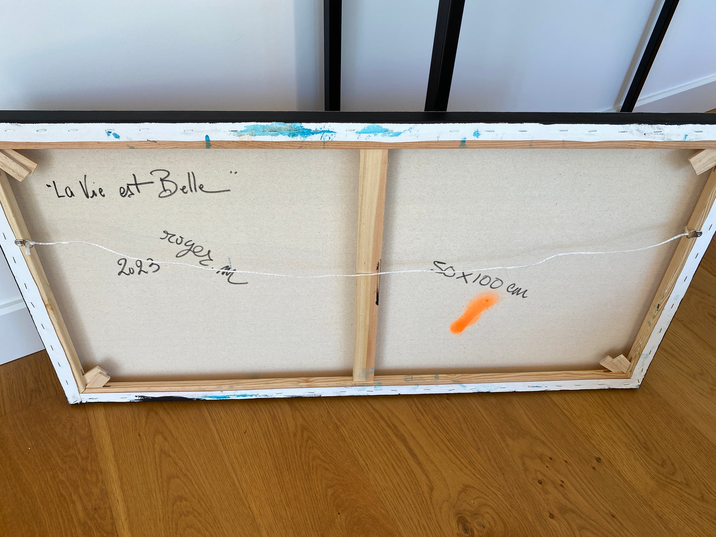 La Vie est Belle -100 x 50 cm