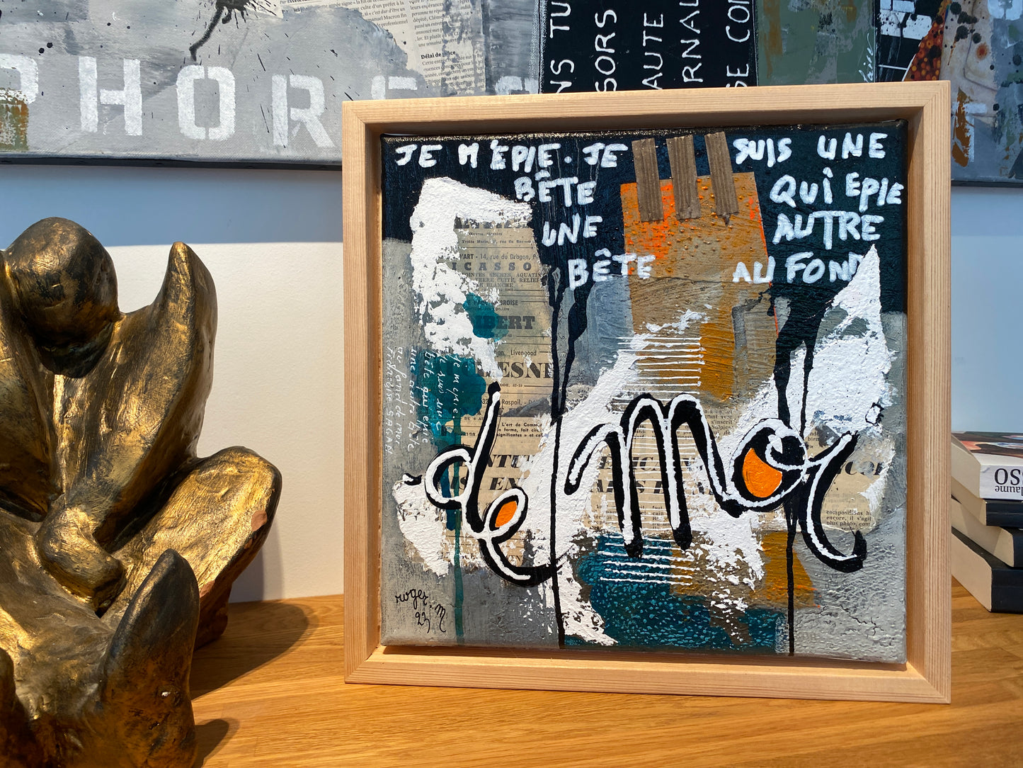 Au Fond de Moi - 30 x 30 cm