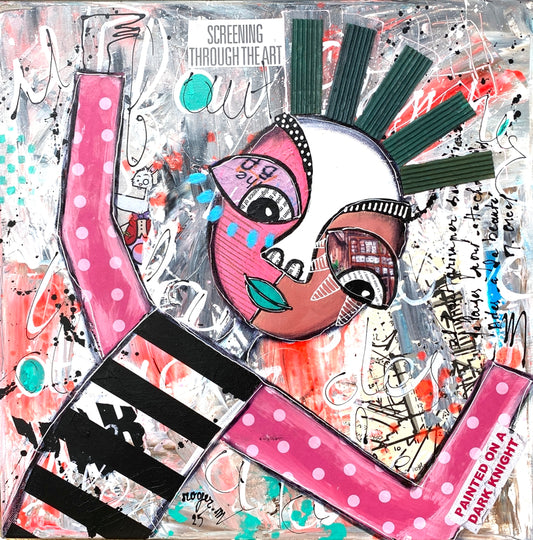 Les Ailes de la Beauté - 40 x 40 cm