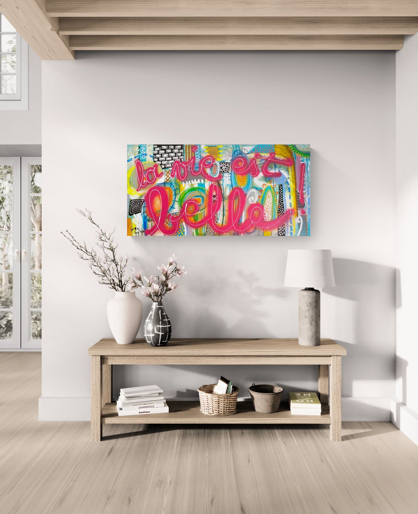 La Vie est Belle -100 x 50 cm