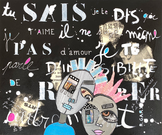Respire avec Moi - 55 x 46 cm