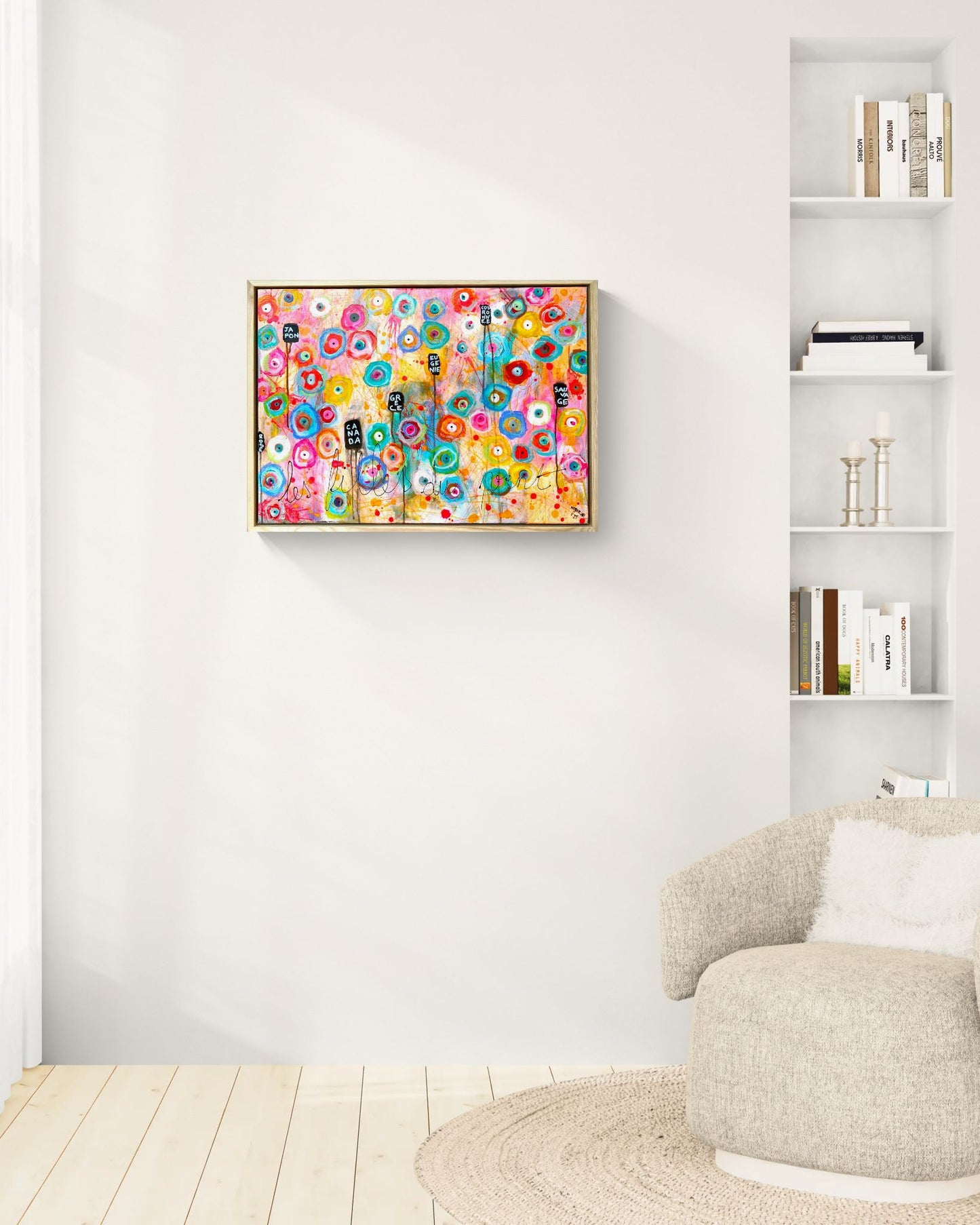 Anémones, les Filles du Vent - 70 x 50 cm