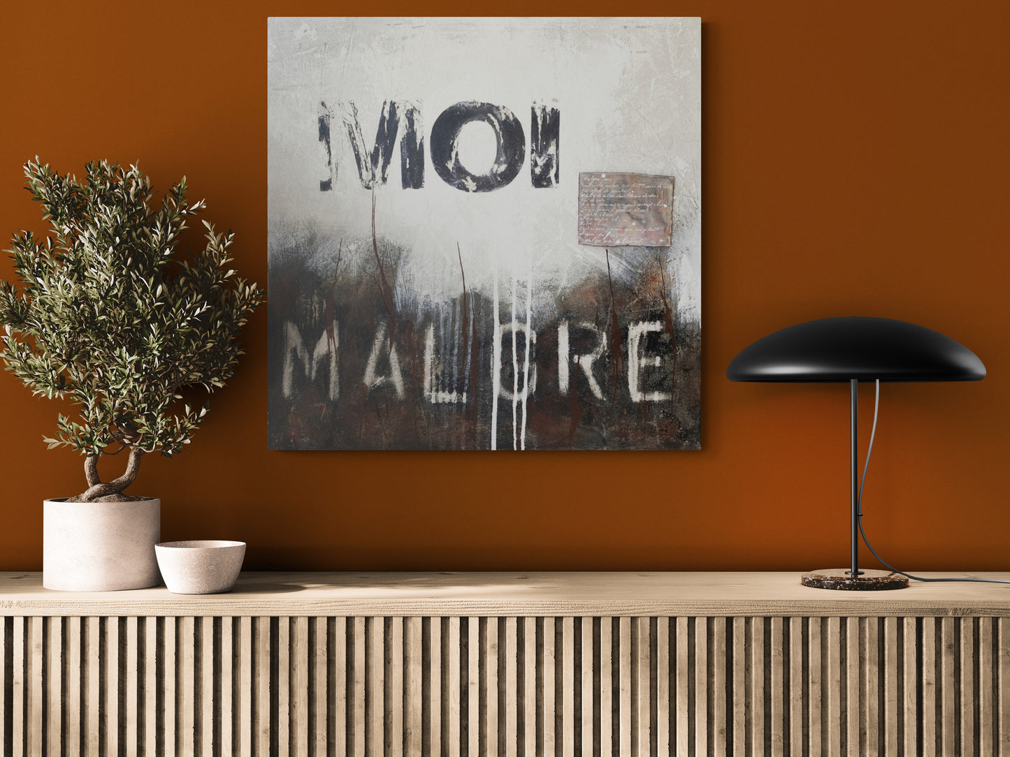 Malgré Moi - 80 x 80 cm