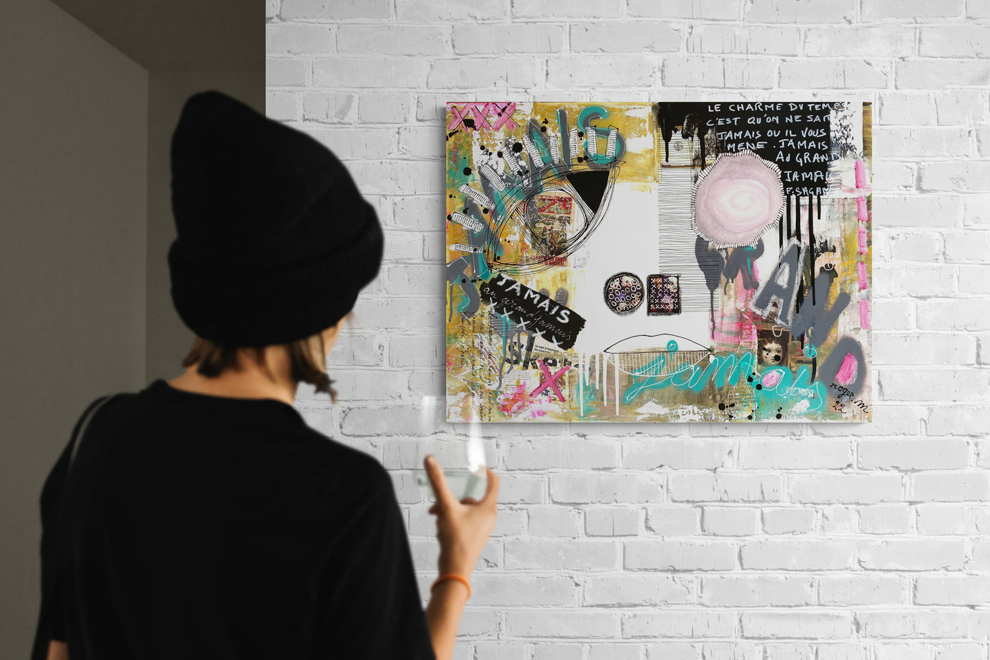 Jamais au grand Jamais - 80 x 60 cm