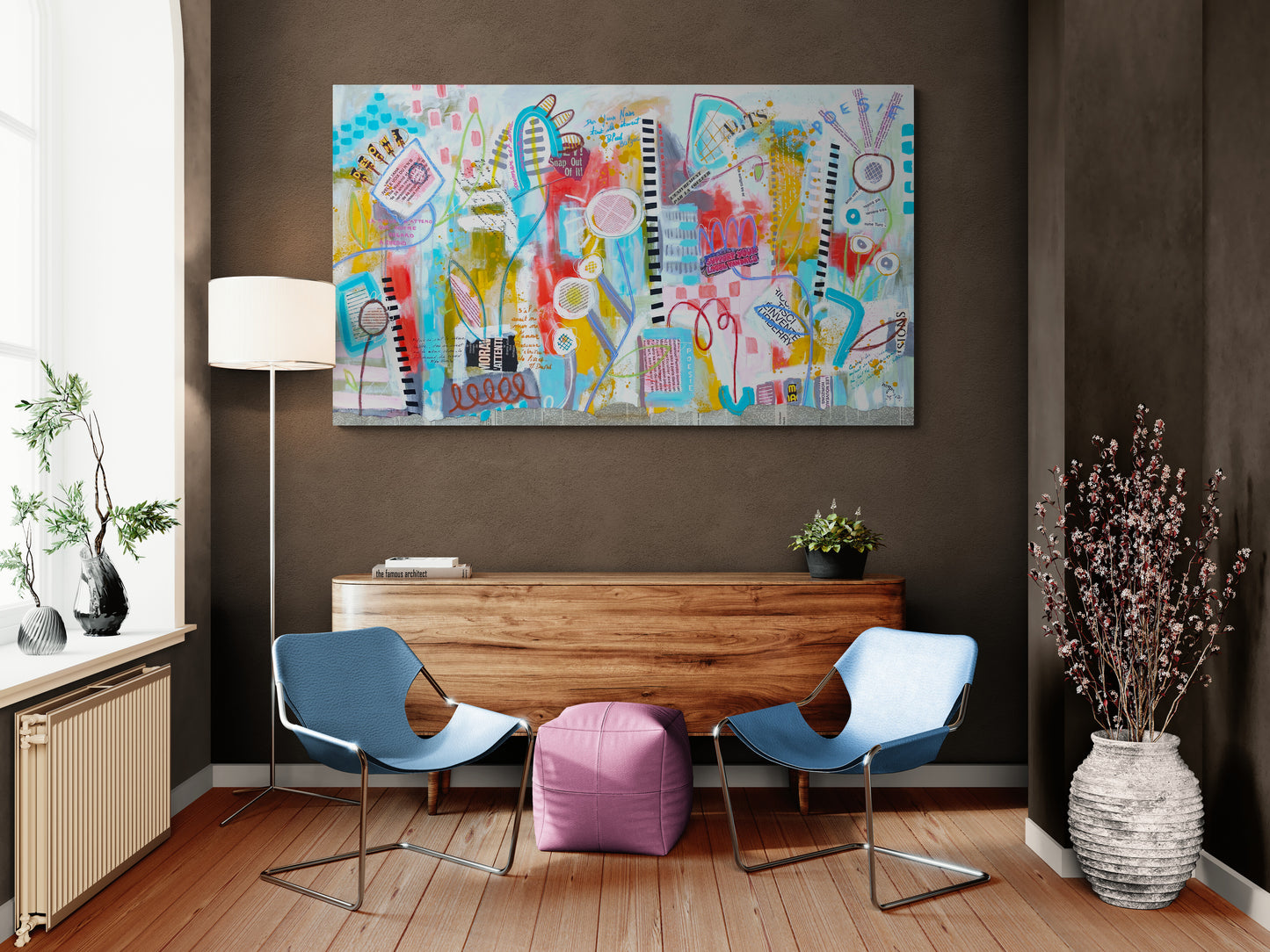 Le Jardin des Mots - 146 x 86 cm