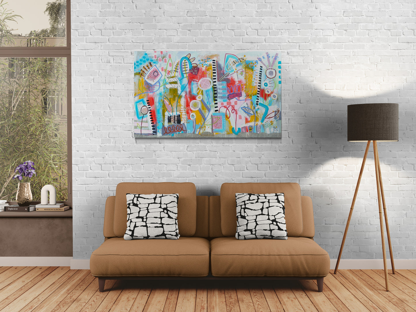 Le Jardin des Mots - 146 x 86 cm